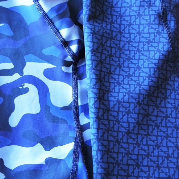 Vineyard Vine reversable blue camo leggings - Picture 5 of 10